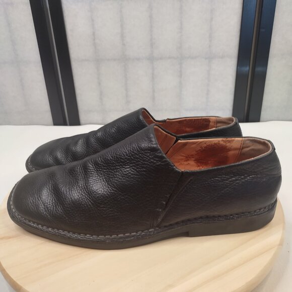 Hush Puppies Black Pebble Leather Slip-on Comfort Loafers Men US 13M - Picture 5 of 14